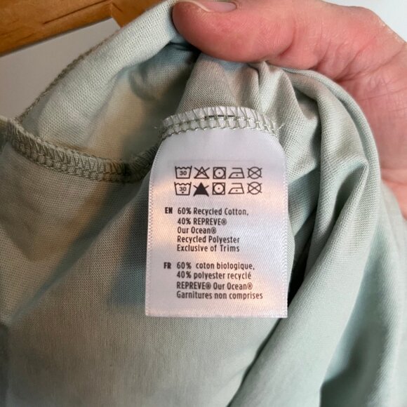 Ten Tree. T-Shirt. Light Mint. Multi Color Ten Tree Logo. Size M. Womens. - Picture 8 of 8